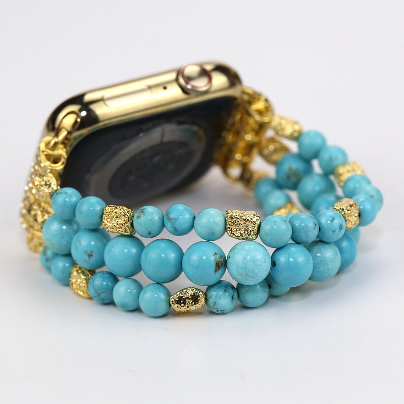 Bracelet en sangle élastique avec plusieurs couches