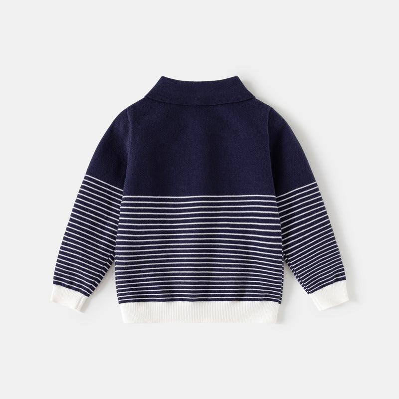 Sweater à bout mince pour garçon