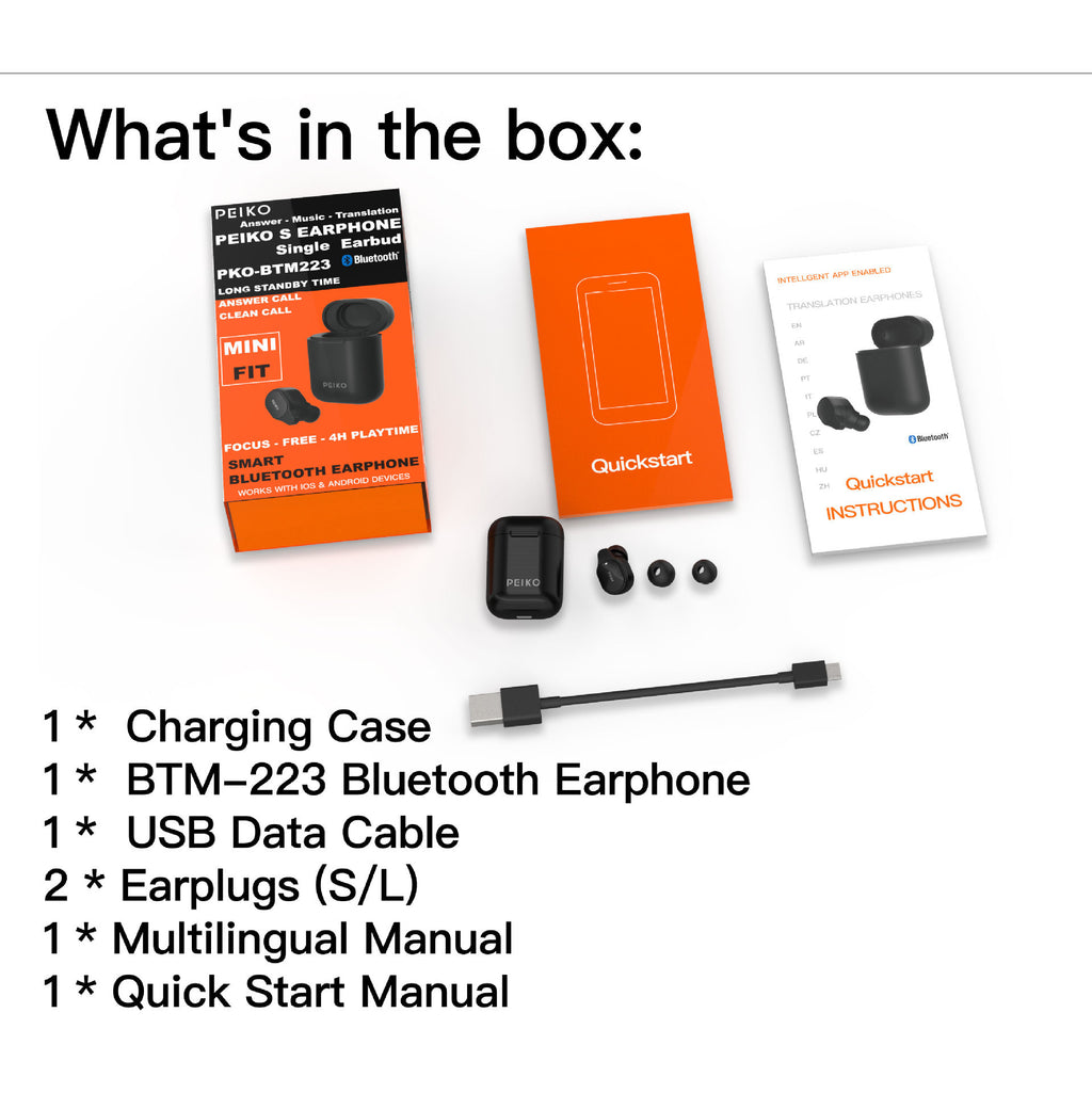 Casques Intelligent Bluetooth Translation Instant Wireless
