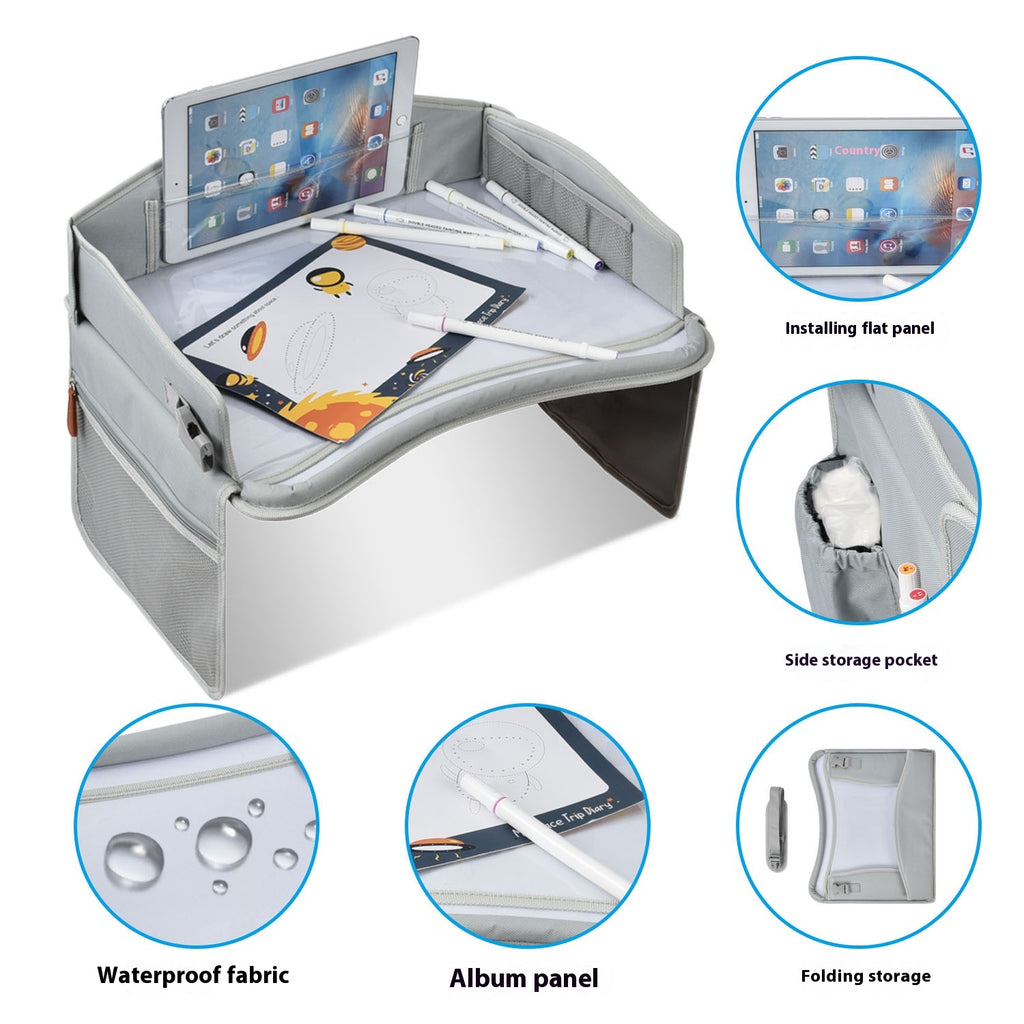 Toile de dessin de voiture pour enfants Tray Conseil de dessin de voiture Voyage Artboard Sac simple