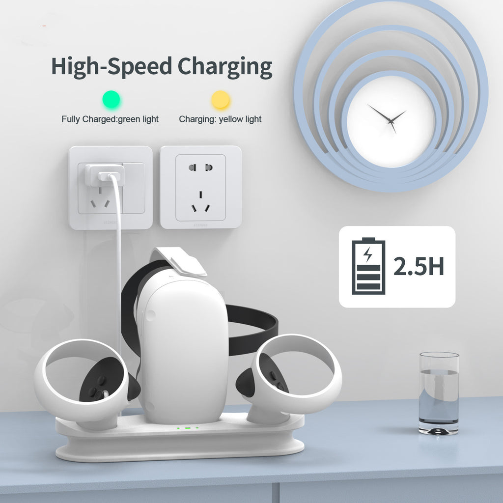 Verres Poignée de charge magnétique Base avec batterie Set compatible avec la tête tierce Nous