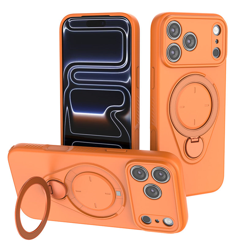 Magnetic Skin Feel Bracket Drop Housse téléphonique de preuve