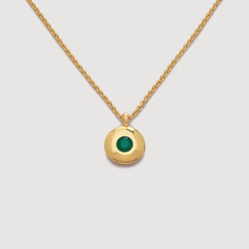 Collier de collier en pierre de naissance rubis et polyvalent fait avec des pierres gemmes naturelles