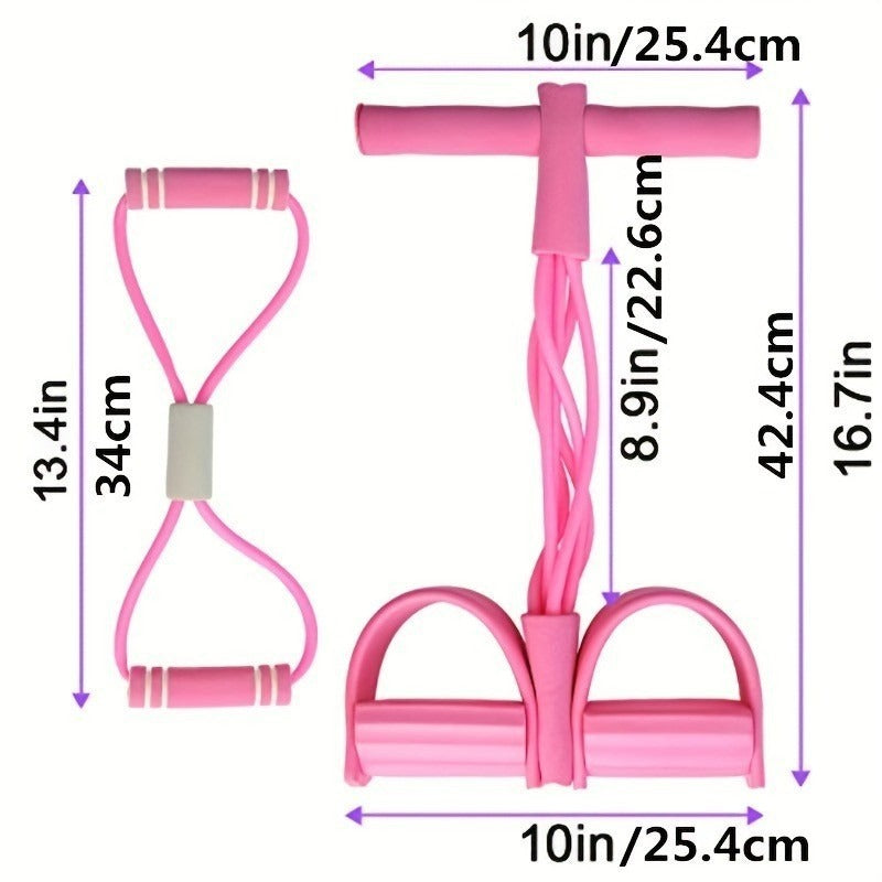 Courroie de tension multi-fonctions 6Tube Gym fitness Pied Pedal Exercise Pull Band Nouveau