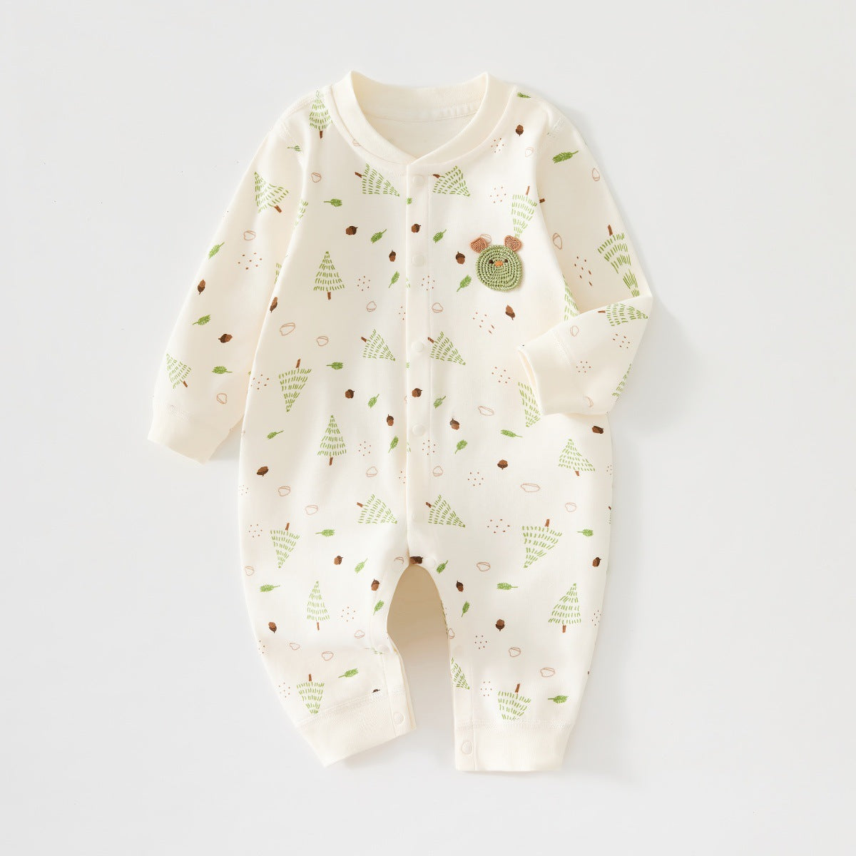 Nouveau-né Springautumn Vêtements Unisexe Bébé Onesie