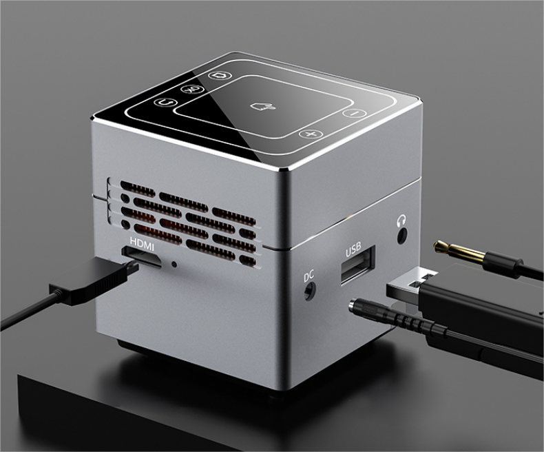 Petite connexion à main sans fil de projecteur HD portable