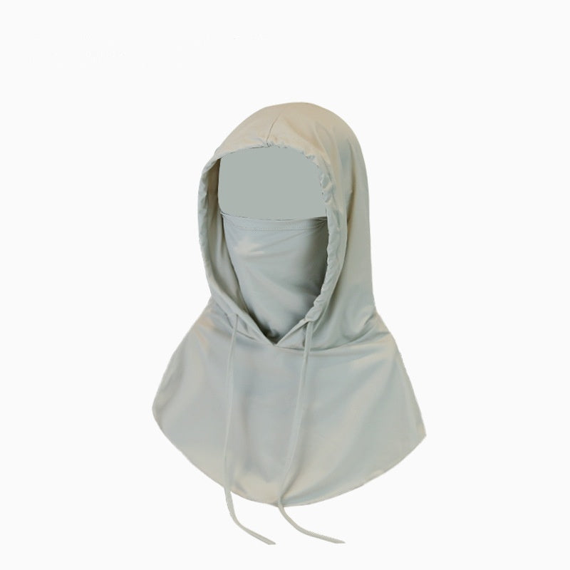 Masque du soleil Écharpe respirante en soie de glace pleine face pour hommes