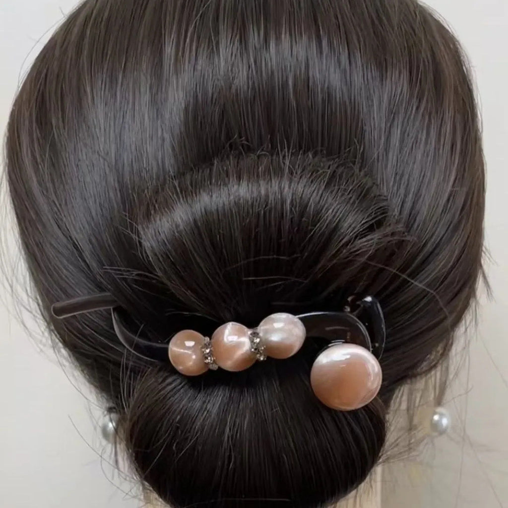 Clip simple occasionnel de cheveux Twist une ligne pour les femmes