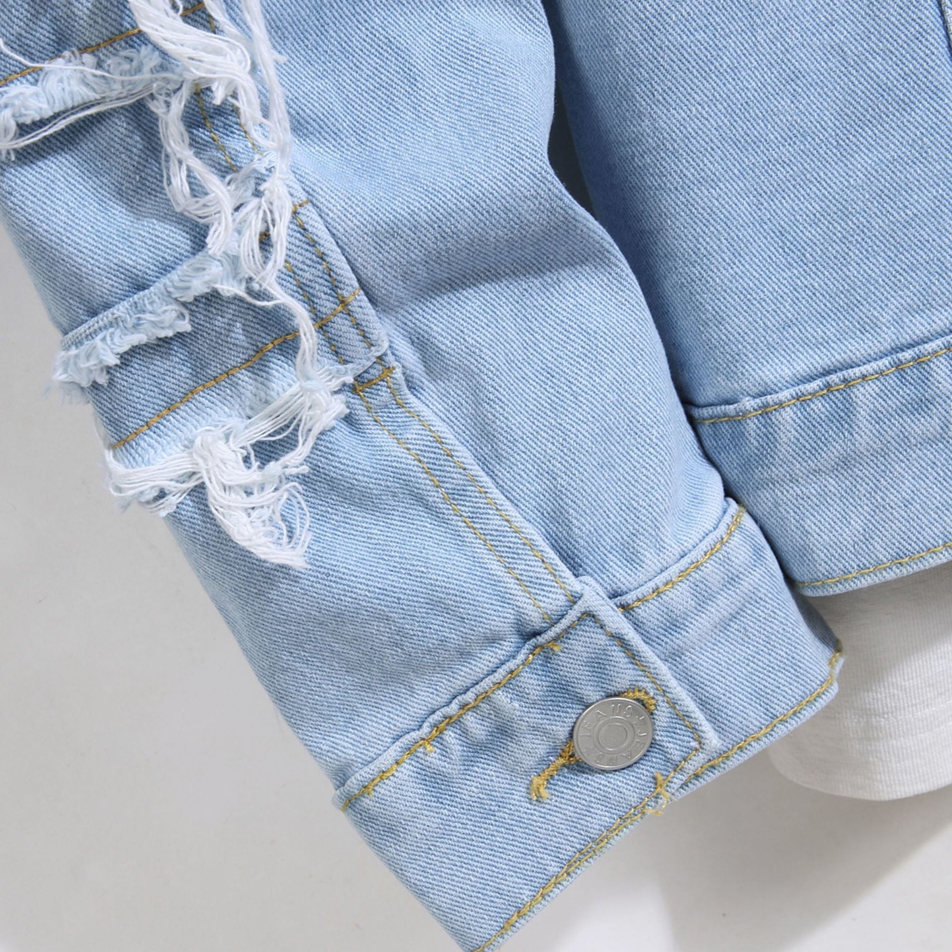 European And American Spring And Autumn Denim Jacket Homme Trendy Street Youth Slim Casual