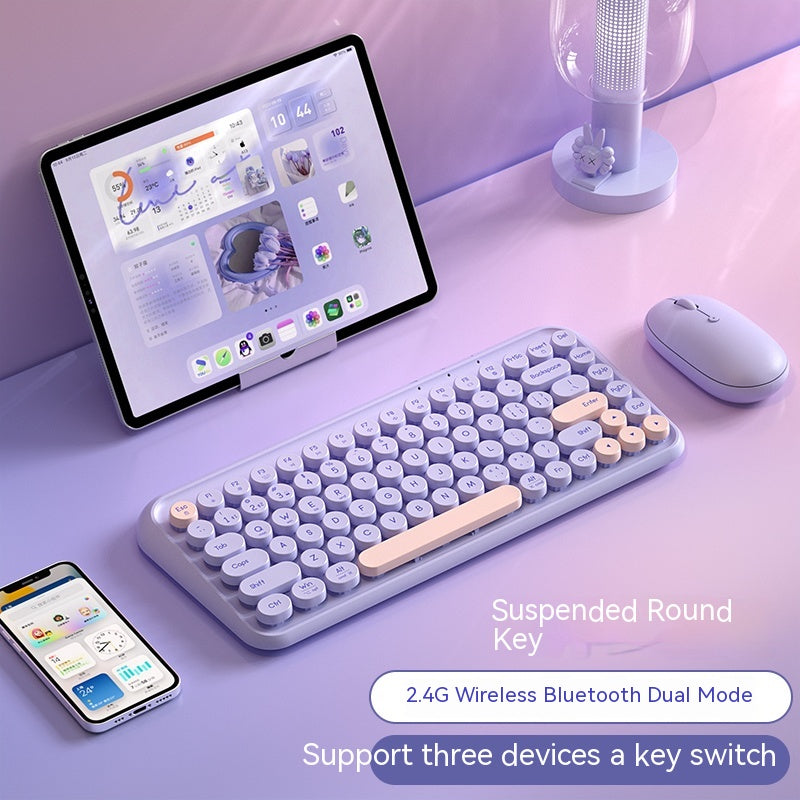 Clavier Bluetooth et ensemble de souris sans fil à trois modes