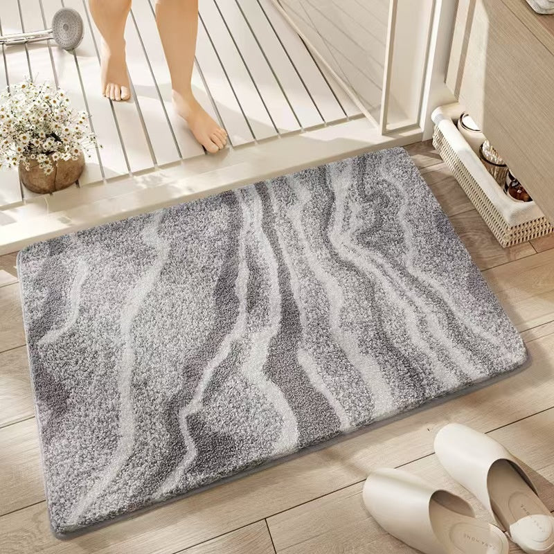 Simple Cashmere-comme anti-dérapant Absorbant baignoire et douche