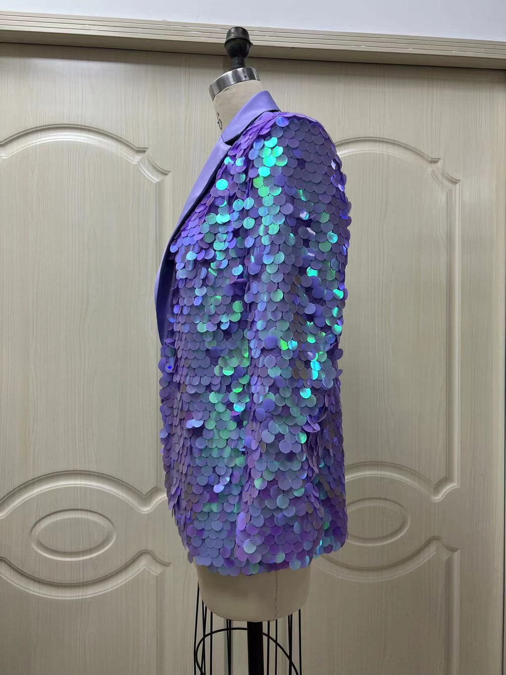 Manteau de mode à paillettes détaché Top High Dinner Party