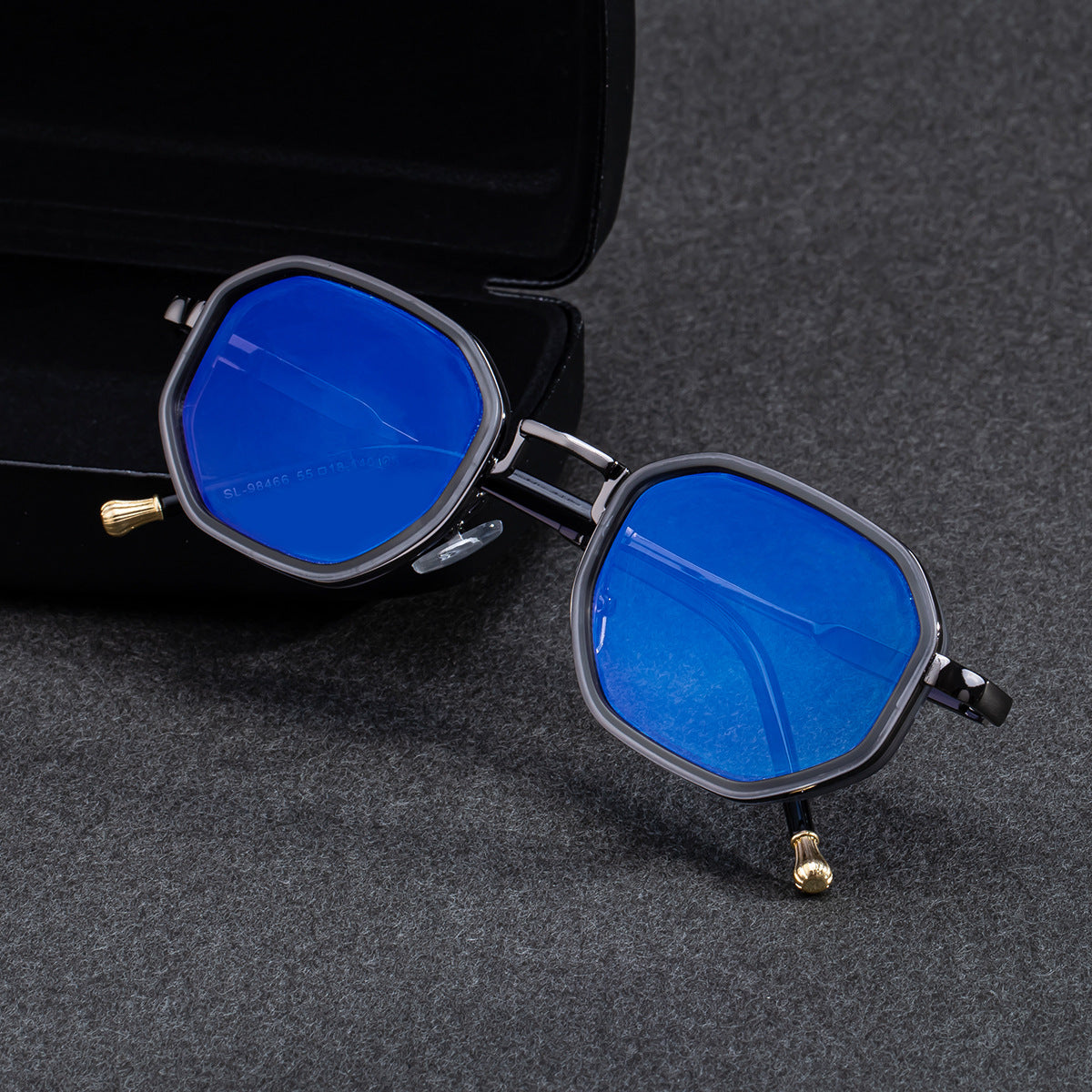 Lunettes de soleil européennes et américaines Fashion Square Frame