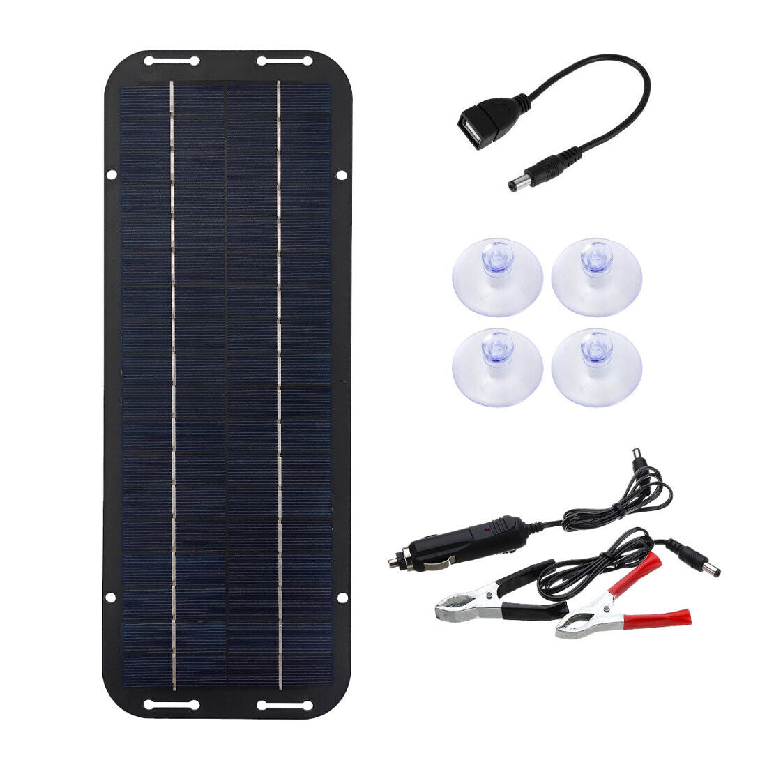 30W Solar Panel Kit Chargeur de batterie Trickle 12Volt DC pour voiture Van Caravan Boat