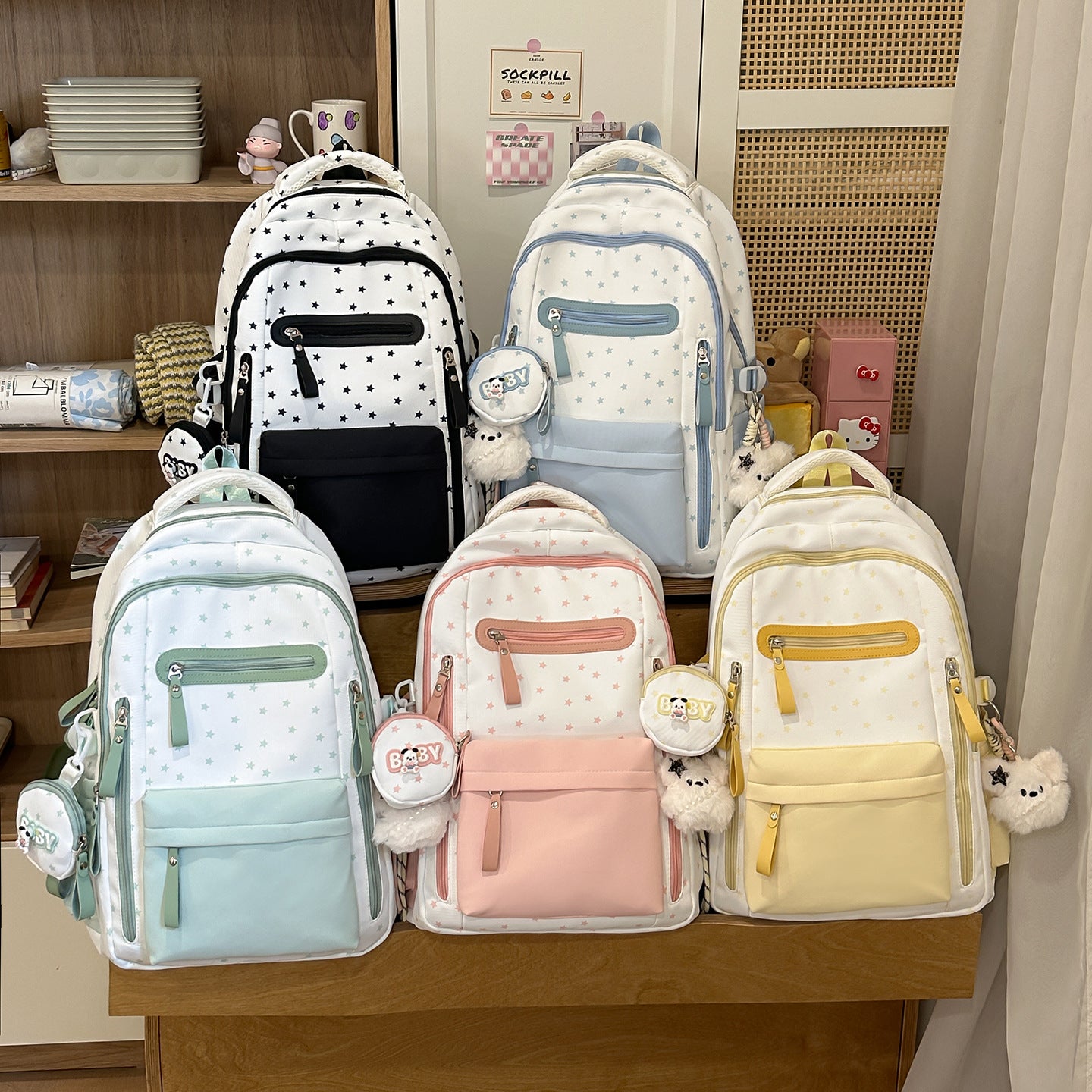 Mignon petit sac de l'école modèle Floral