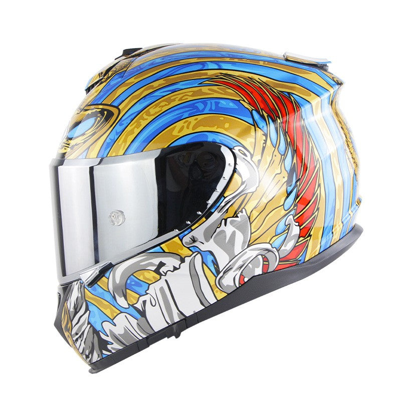 Casque de moto Full Face Riding Double Lens Casque de moto Full Cover
