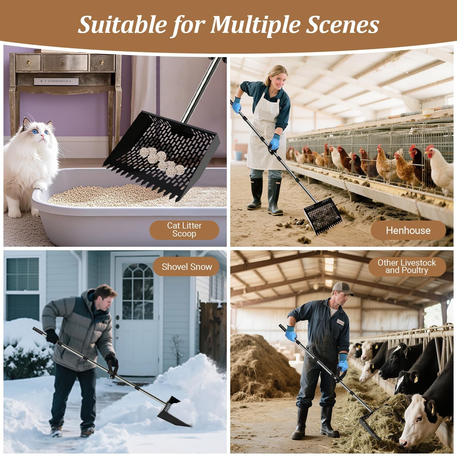 1 Pc. Coop de poulet Accessoire: Coop de poulet Scooper