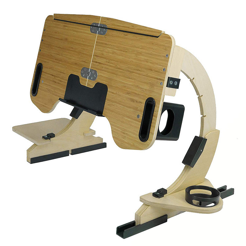 Jouer Table d'ordinateur couché sur le lit en bois pliable Angle réglable