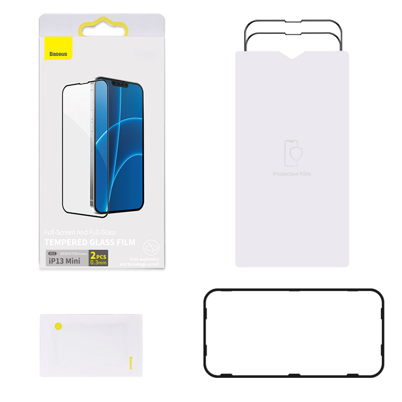 0.3mm Plein écran plein verre film trempé pour IP 5.4 Inch modèle