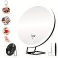 Charger la lumière de remplissage par led avec le miroir rotatif de maquillage de support de lumière