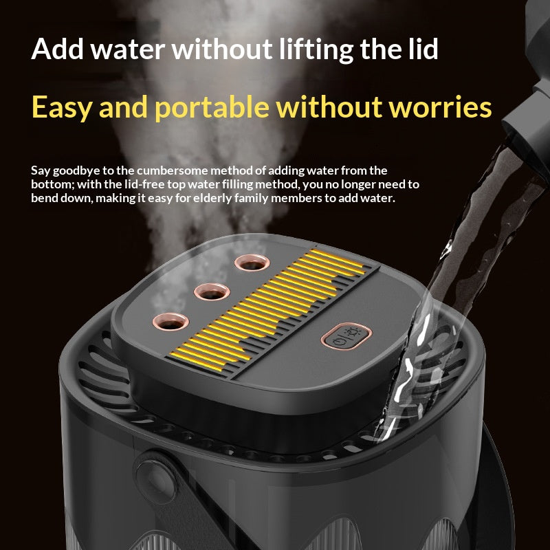 High-Capacity Smart Humidifier for Home Use with Large Mist Output