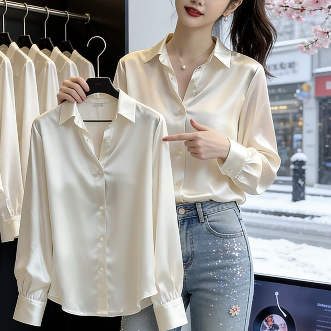Top élégant de style coréen avec une simple ambiance haut de gamme