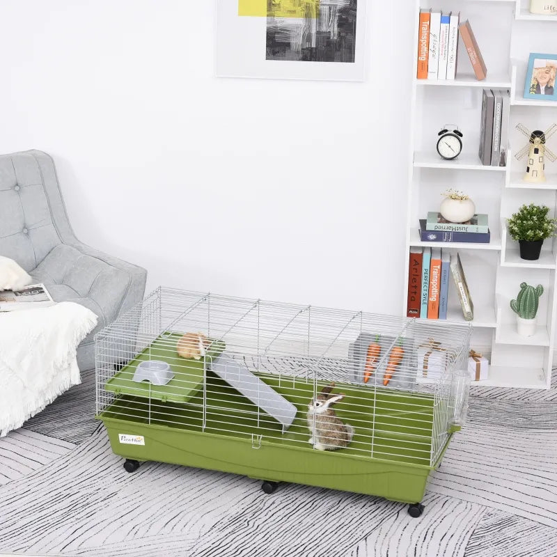 47 Petit animal Cage Chinchilla Guinée Cochon Hutch Pet House avec plate-forme Ramp