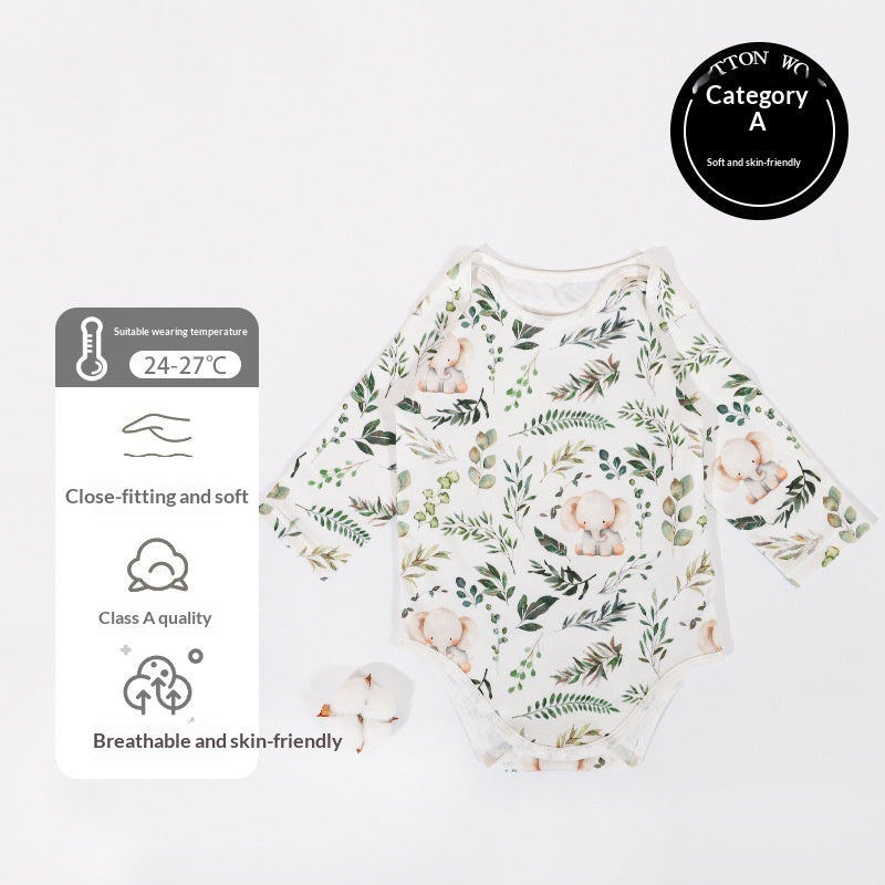 Romper de coton pur sans os pour bébés