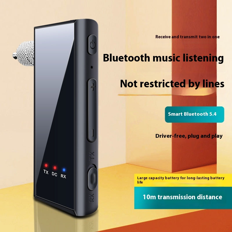 Adaptateur Bluetooth 35mm Voiture Bluetooth 54 Récepteur et émetteur audio deux en un