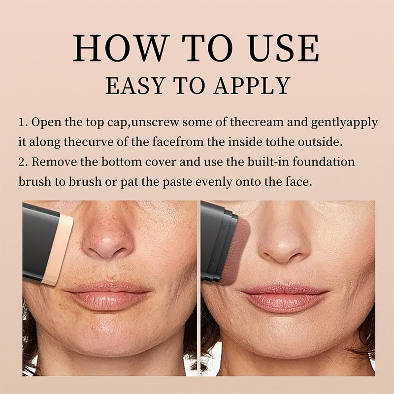Makeup Concealer anti-stress Makeup Liquid Foundation Puff Brush Solid Foundation C