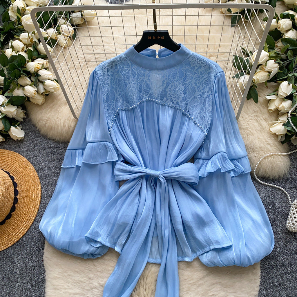Chemise à manches longues pour femmes