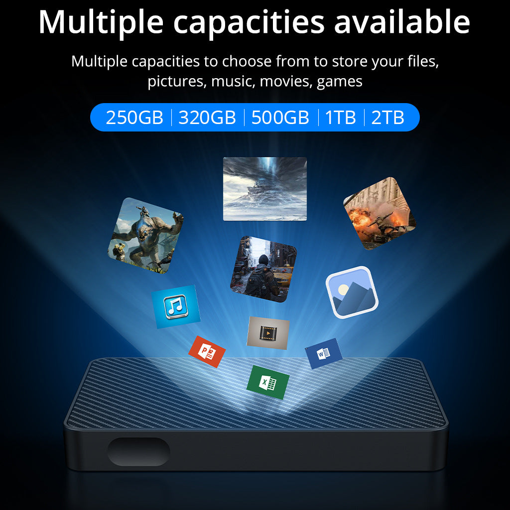 Disque dur mobile portable haute vitesse 16 To