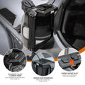 Cadre miroir de protection contre la pluie pour 2018- Wrangler JL & 2020-2025 Wrangler Gladiator