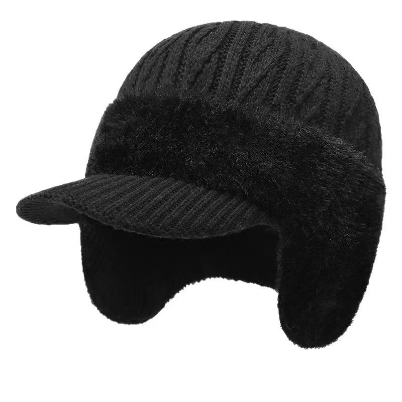 Protection de l'oreille des hommes d'hiver Chapeau tricoté à l'épreuve du froid