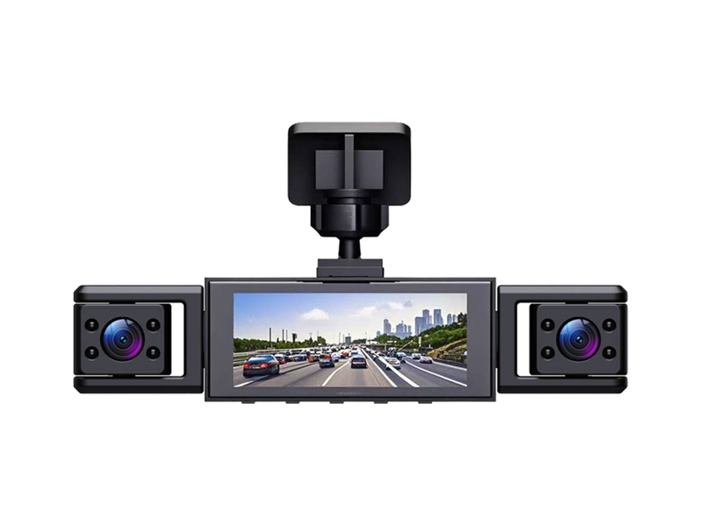 1080P enregistreur de conduite haute définition avec quatre objectifs