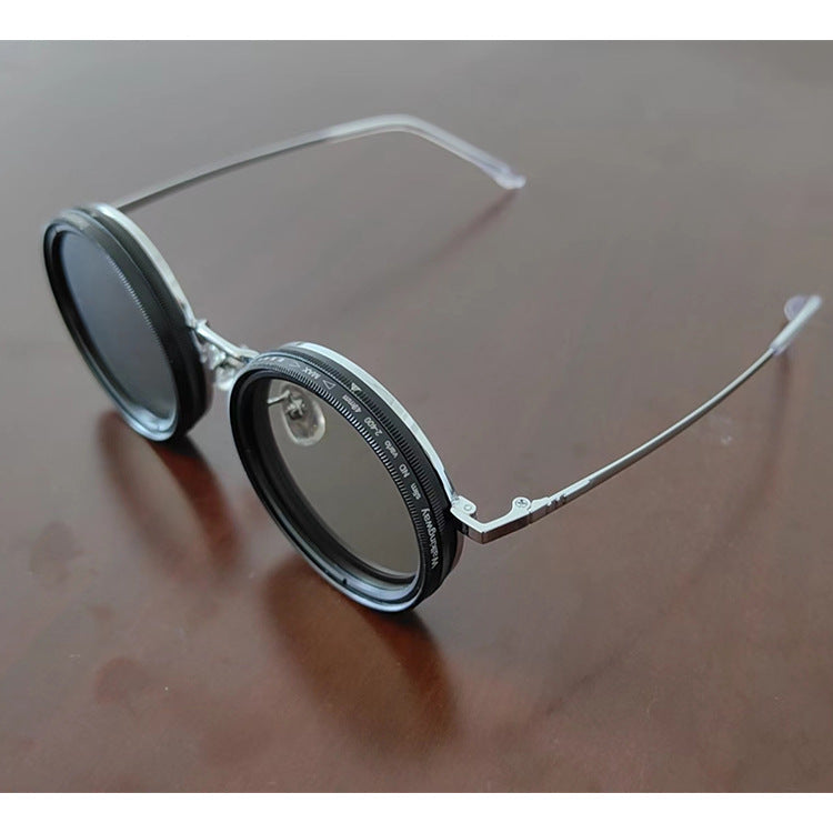 Lunettes de soleil 9 vitesses transparentes réglables UV Polarized Cool