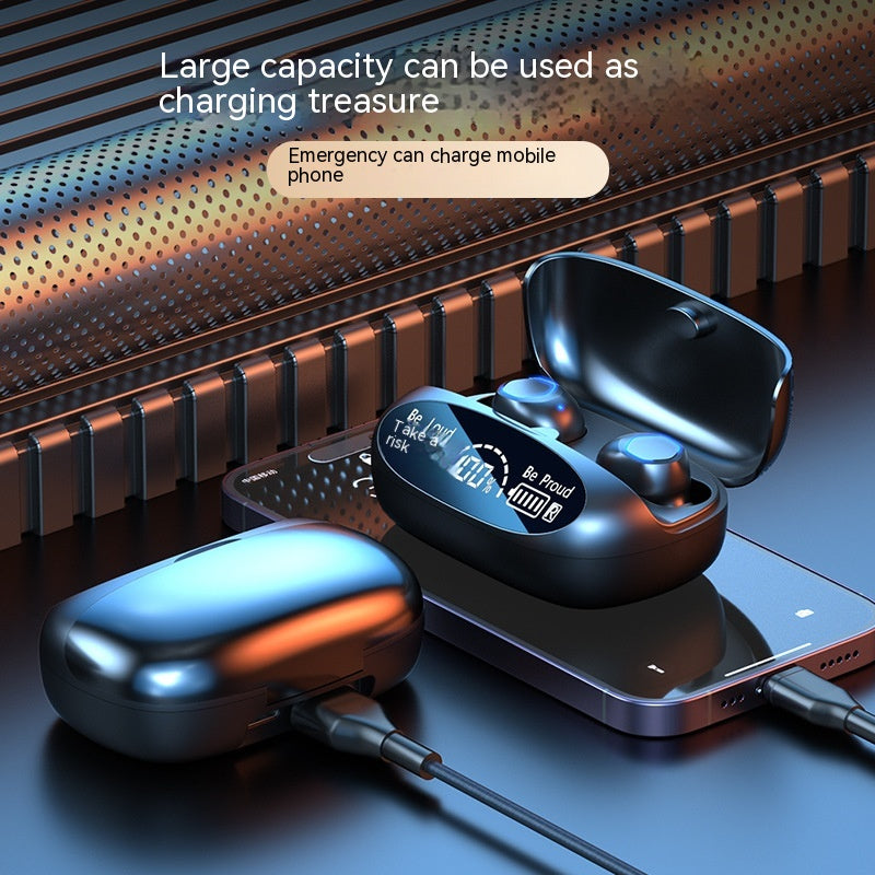 TWS Grande capacité sans fil Touch Affichage numérique Casque Bluetooth