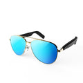 KP-Y101 Lunettes Bluetooth intelligentes Étanche à l'eau Casque Bluetooth étanche Appels vocales Blue L