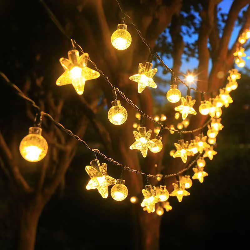 Chaîne de lumière Patio à LED de Noël