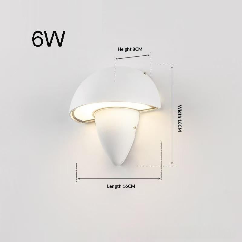Lampe murale à LED moderne à l'extérieur simple et étanche