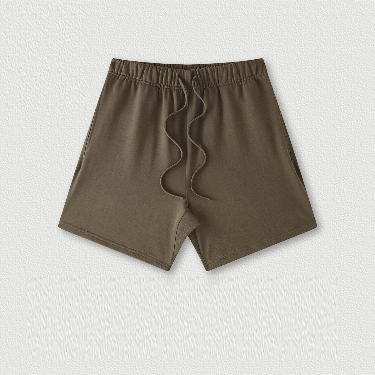 Couleur de la Terre Style de base Short en coton moyen et grand pour enfants