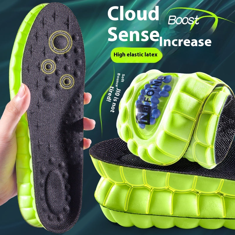 Pu Air Cushion Shock Absorption Massage épais Sweat Respirant Absorbant Argy Wormwood