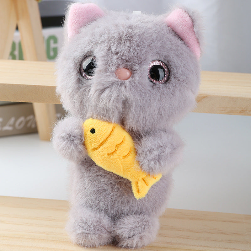 Jouet mignon et adorable en peluche pendentif petit chaton
