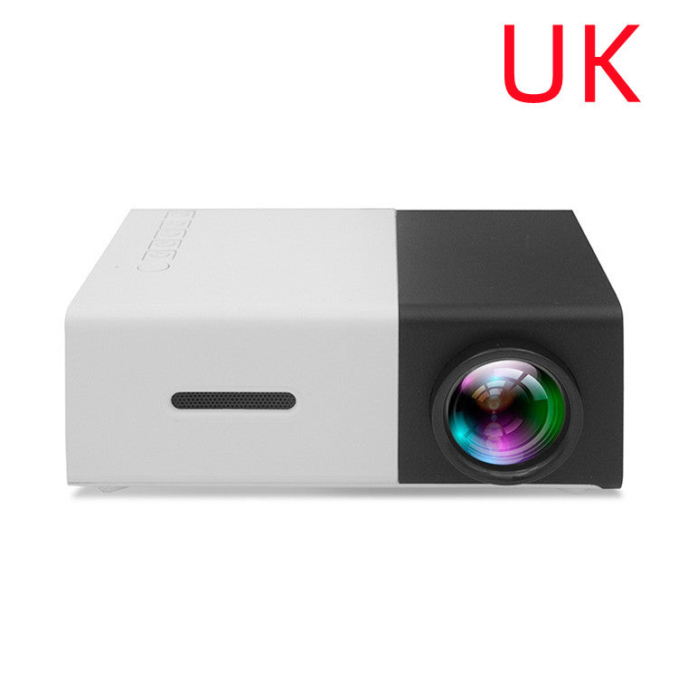 Projecteur portable 3D Hd Led Home Théâtre Cinéma HDMI compatible avec Usb Audio Projecteur Yg300