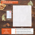 Sac à thé jetable-coton 20*25