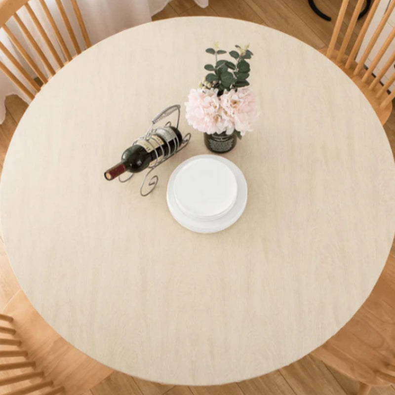 Table ronde en tissu d'impression numérique étanche à l'huile