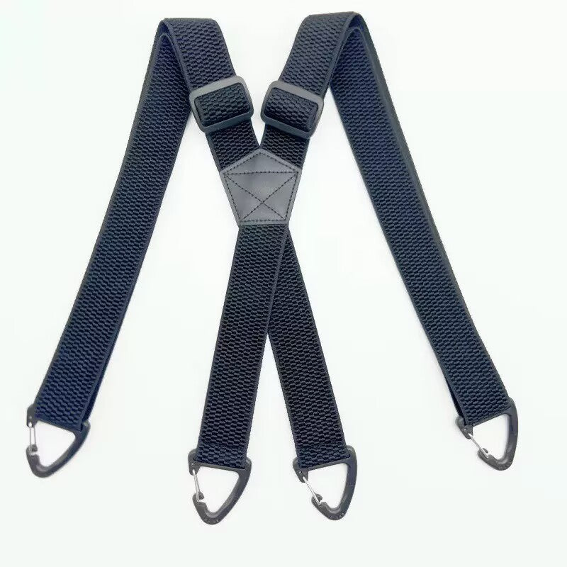 Boucle en plastique 4-hook Britishstyle Unisex X bracelet Suspenders 4 Cm WideVintage élastique Brac