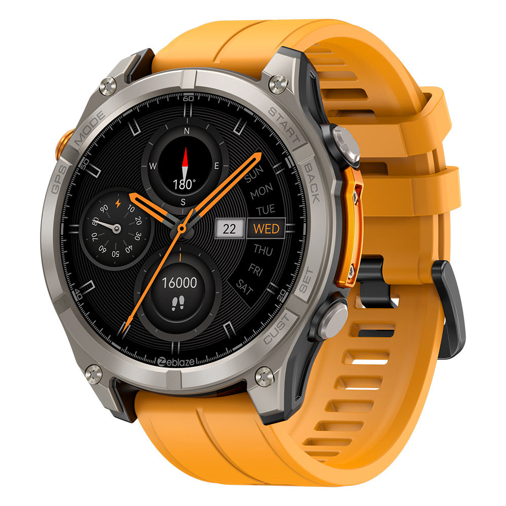 Mouvement de montre intelligente Suivre Nightscape Lighting Flashlight Surveillance de la santé