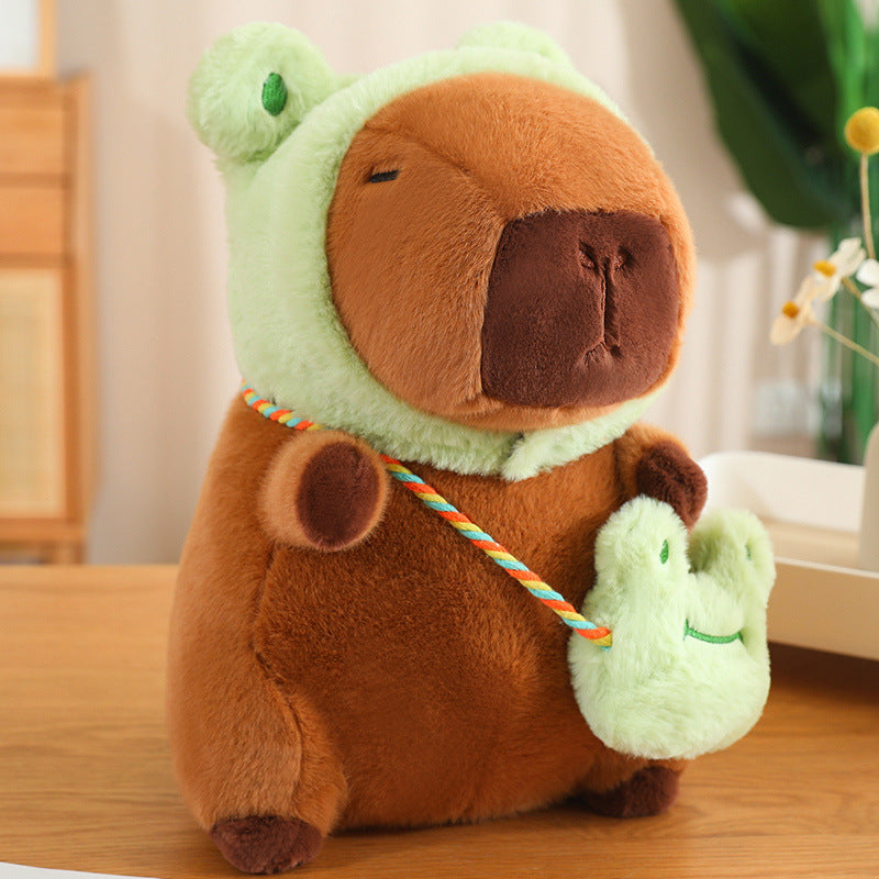 Jouet en peluche de transformation Capybara