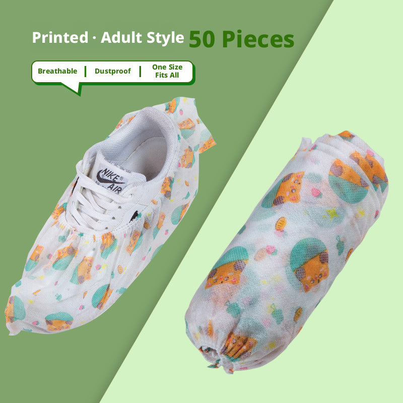 Couvre-chaussures jetables - adulte vert-50 pcs
